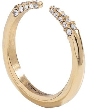ALEX AND ANI "everything Happens For A Reason" Open Tusk Cuff Bracelet - Metallic