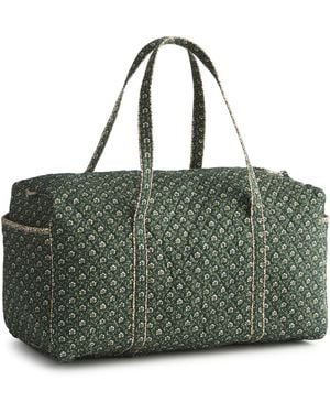 Vera Bradley Premium Cotton Large Original Duffel Bag - Green