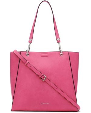 Calvin Klein Reyna Convertible Tote - Pink