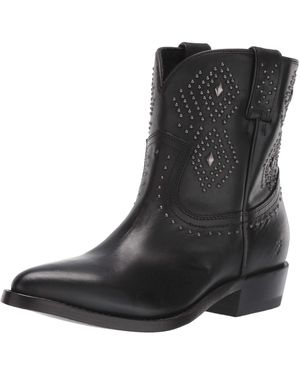 Frye Billy Stud Short Boot - Black