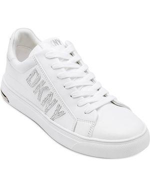 DKNY Adira Lace Up Everyday Sneaker - White