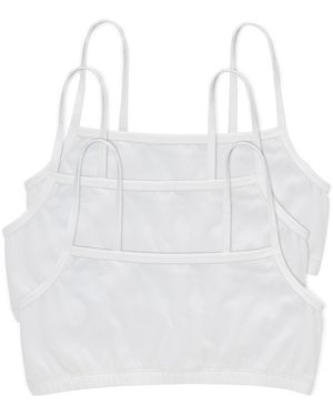 Hanes Womens Comfortflex Fit Bralette Pack - White
