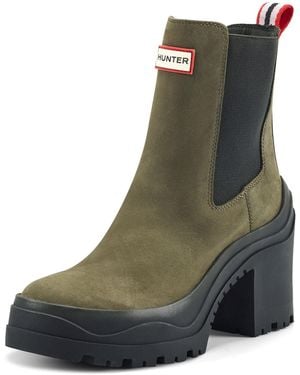 HUNTER Miana Chelsea Boot - Green