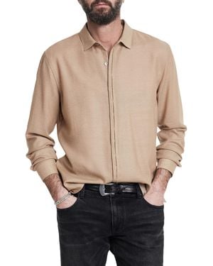 John Varvatos Hickory Shirt - Natural