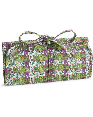 Vera Bradley Premium Cotton Jewelry Roll - Green