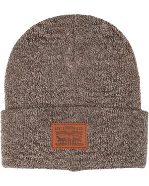 Bonnet Levi's Red Batwing - 100% Acrylique - Broderie Chauve-souris - Coupe Loose