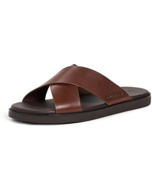 Cole Haan Nantucket Cross Strap Sandal - Brown