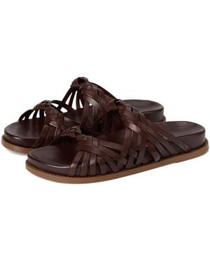 SCHUTZ SHOES Tara Sporty Sandal - Brown