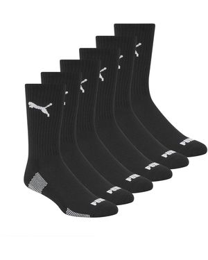 PUMA 6 Pack Crew Running Socks in Grey for Men Lyst UK