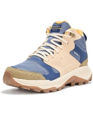 Merrell Tempo Sol Mid Wp Hiking Boot - Blue