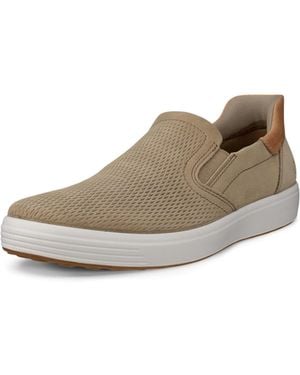 Ecco Soft 7 Easy Slip On Sneaker - Natural