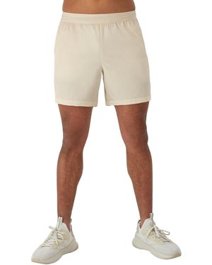 Champion , Purpose, Water Resistant Sports, Swim Shorts For , 6", Tan/arctic Cold Beige Arch, Large - Natural