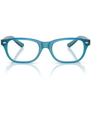Ray-Ban Ry1555f Low Bridge Fit Square Prescription Eyewear Frames - Black