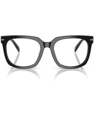 Michael Kors Mk4176u Ontario Universal Fit Square Prescription Eyewear Frames - Black