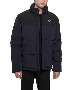 Black Guess Jackets for Men | Lyst Black Guess Jackets for Men | Lyst