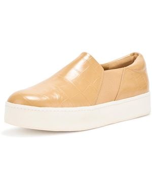 Vince S Warren Platform Slip On Fashion Sneaker Husk 12 M - Natural