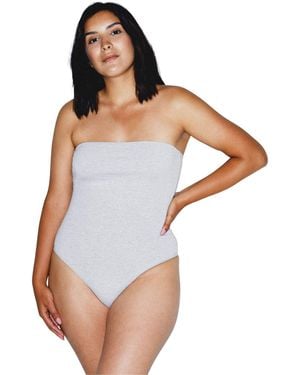 American Apparel Strapless Bodysuit - White
