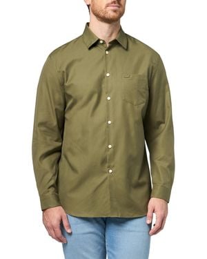 Lacoste Core Regular Fit Long Sleeve Solid Shirt - Green