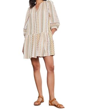 Velvet By Graham & Spencer Velvet By Graham And Spencer Numa Island Stripe Dress - Black