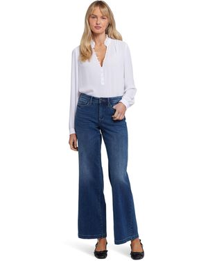 NYDJ Teresa Wide Leg Jeans In Rio Rapids - Blue