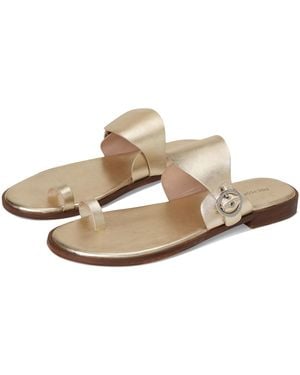 Free People S Barcelona Slip On Sandal Gold Metallic 6 Medium