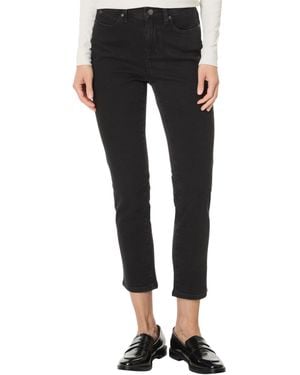 Eileen Fisher High Waisted Slim Ankle Jean - Black