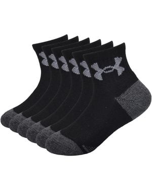 Under Armour 6pk Ua Eco Performance Tech Hc Qtr - Black