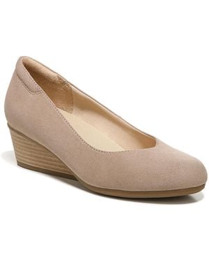 Dr. Scholls Shoes S Be Ready Wedge Pump Taupe Microfiber - Multicolor