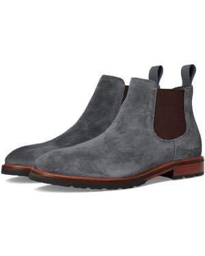 Cole Haan Berkshire Lug Chelsea Boot Boots Turbulence Suede/Natural Water-Resistant 1 11 D - Black