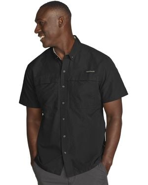 Eddie Bauer Short Sleeve Rainier Ripstop Shirt - Black