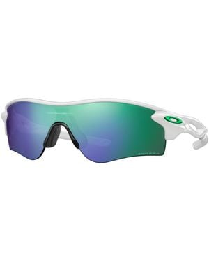 Oakley Oo9206 Radarlock Path Low Bridge Fit Rectangular Sunglasses - Black