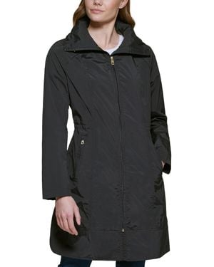 Cole Haan Travel Packable Rain Jacket - Black