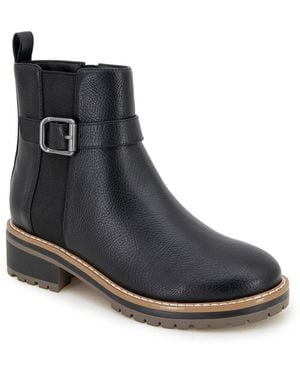 Kensie Sleek Chelsea Ankle Booties in Black Lyst