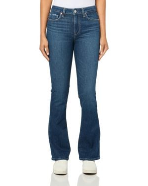 PAIGE High Rise Lauren Canyon 32in Inseam Jean - Blue
