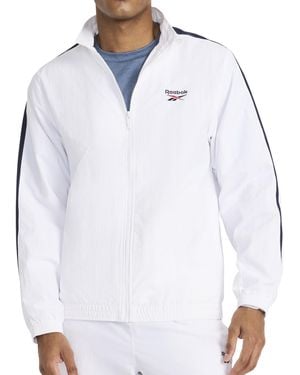 Reebok 's Ri Cross Check Woven Jacket - White