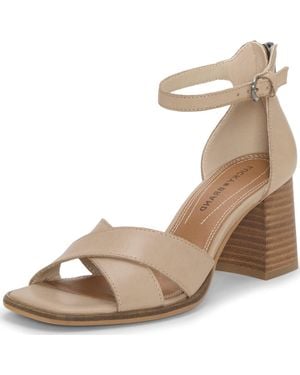 Lucky Brand Herrika Cross Band High Heel Sandal - Brown