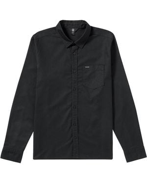Volcom Long Sleeve Woven Classic Button-up - Black