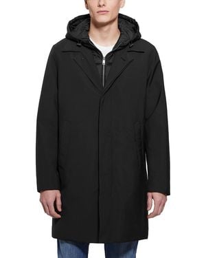 Guess Colin City Raincoat Trench - Black