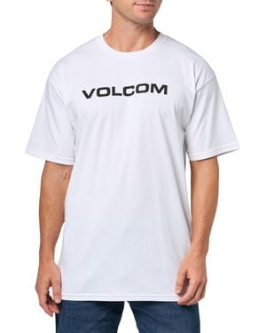 Volcom Euro Logo Short Sleeve Tee - White