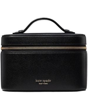 Kate Spade Devin Saffiano Leather Vanity Kit - Black