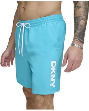 DKNY Swim Swim Trunk,turquoise,small - Blue