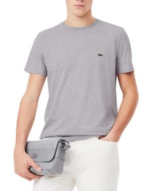 Lacoste Crew Neck Short Sleeve Regular Fit Classic T-shirt - Gray