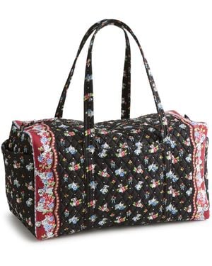 Vera Bradley Disney Premium Cotton Large Original Duffel Bag - Black