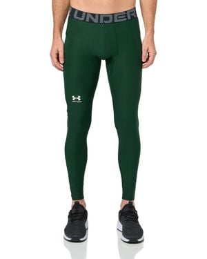 Under Armour Heatgear Armor Leggings, - Green