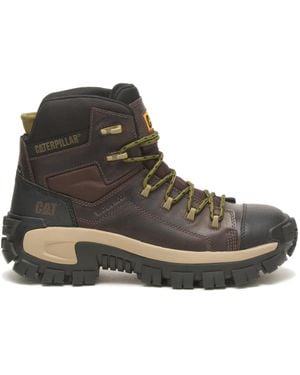 Caterpillar Invader Hiker Waterproof Composite Toe Work Boot Coffee Bean - Brown