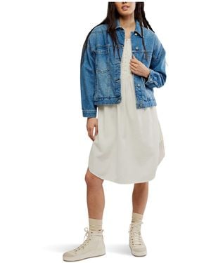 Free People Opal Denim Jacket - Blue