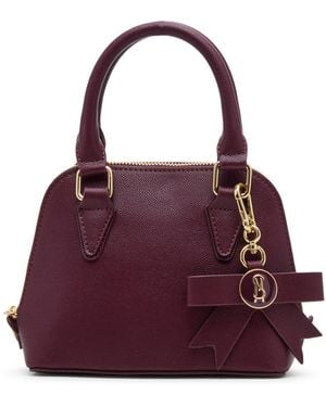【Steve Madden】 RIGGS トップハンドル トートバッグ ブラウン RIGGS Brown Distressed Slouchy Top-Handle Crossbody Satchel