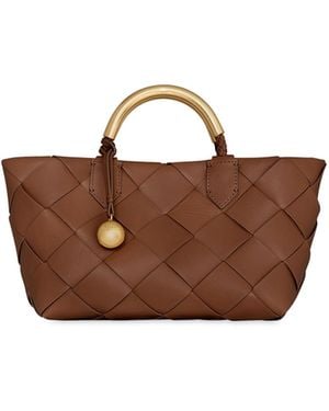 Rebecca Minkoff Frankie Woven Mini Tote - Brown