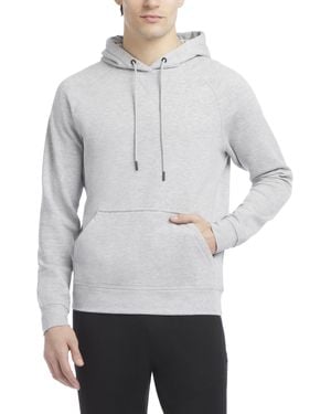 Jockey Cozy Fleece Kangaroo Pocket Pullover Hoodie Light Gray Heather