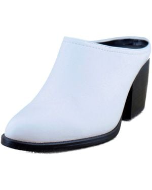 Naturalizer Fairmont Mules High Heels 10 W (C) - White